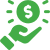 Icon representing asset management for philanthropy